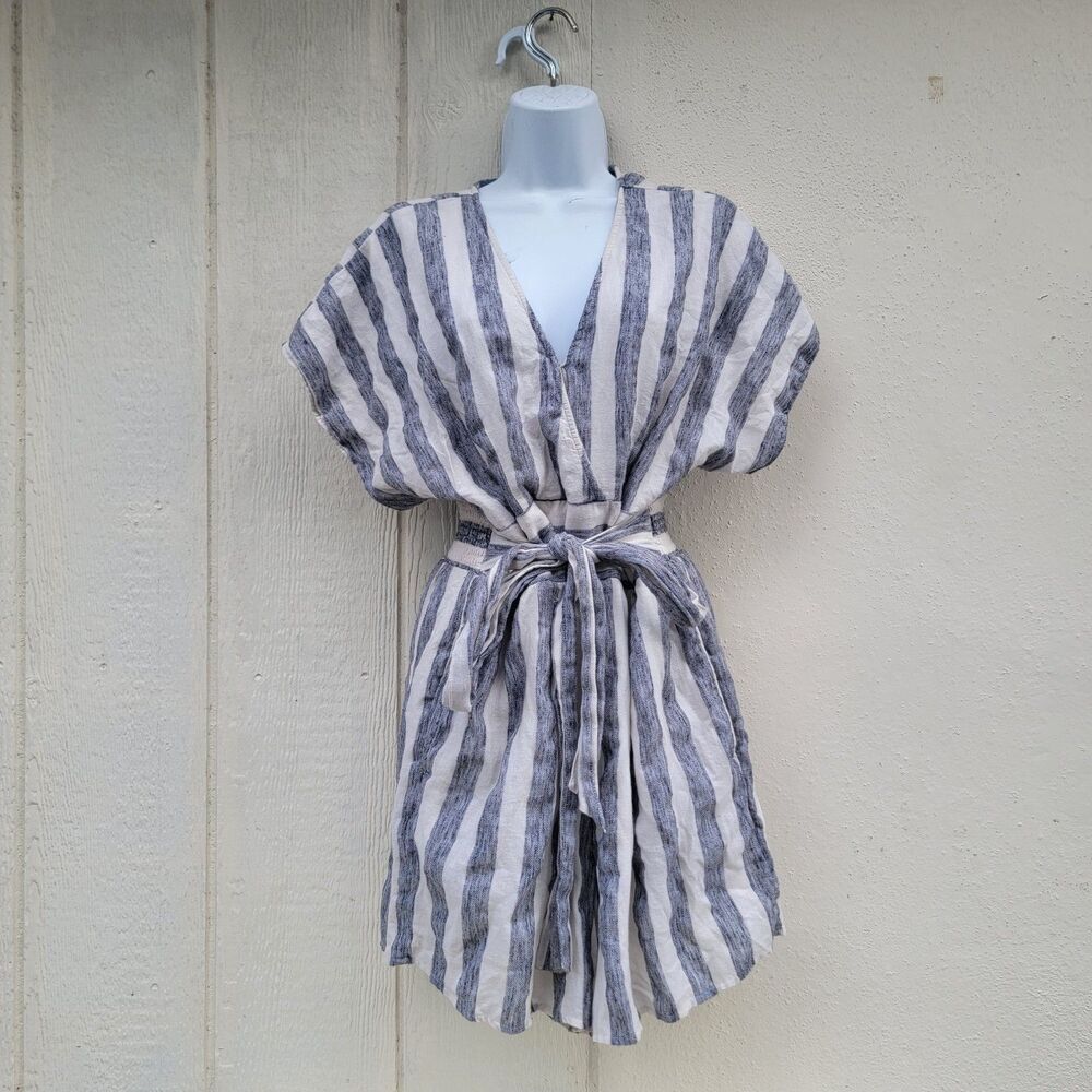 American Eagle striped romper